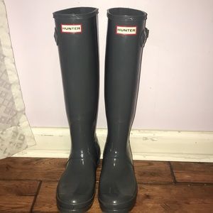 Grey Hunter Boots